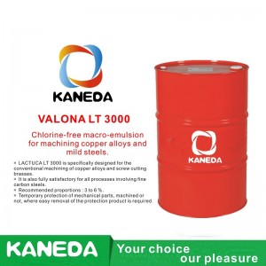 KANEDA LACTUCA LT 3000 Macro-émulsion sans chlore pour l'usinage des alliages de cuivre et des aciers doux.