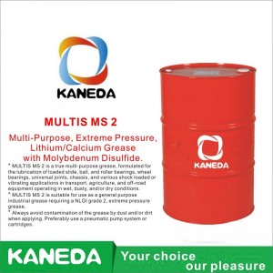 KANEDA MULTIS MS 2 Graisse Lithium / Calcium à usages multiples, extrême pression, avec bisulfure de molybdène.